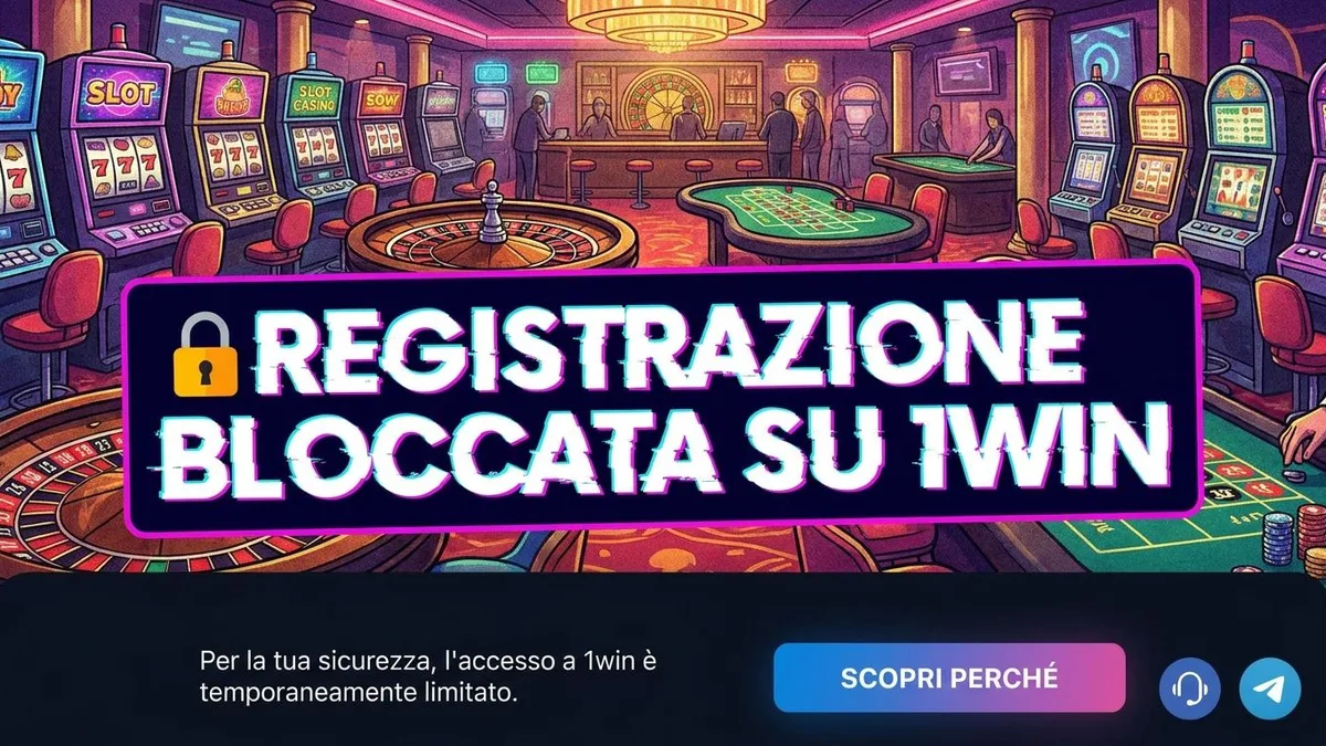 Registrazione con bonus 1win